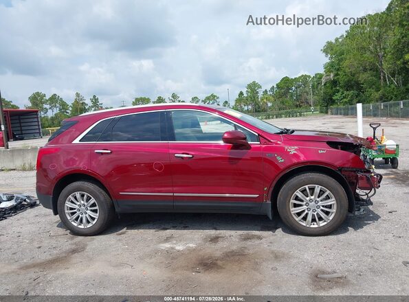 1GYKNARS6JZ228340 2018 CADILLAC XT5 Red Widok wnętrza 360 stopni