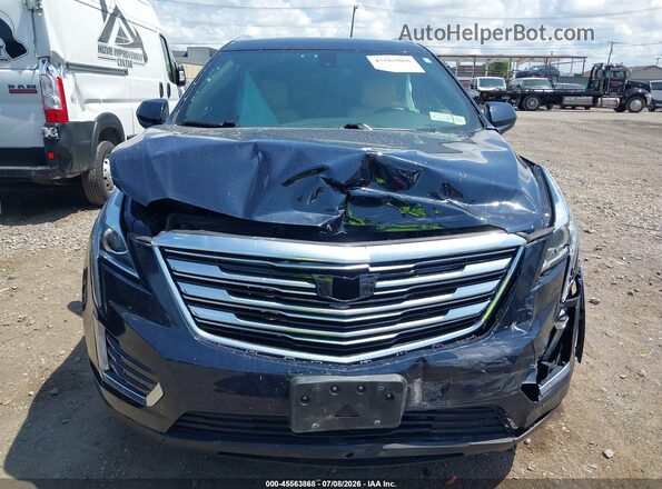1GYKNARS8HZ302075 2017 CADILLAC XT5 Dark Blue Вид щитка приладів