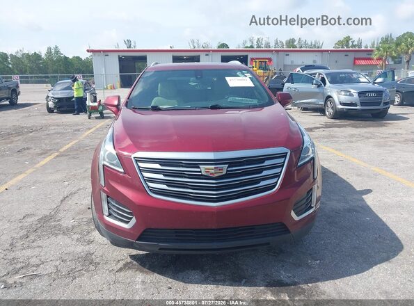 1GYKNARSXHZ218808 2017 CADILLAC XT5 Red Instrument cluster view