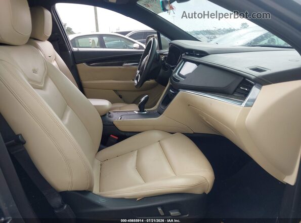1GYKNARSXJZ200671 2018 CADILLAC XT5 Gray Vista interior delantera