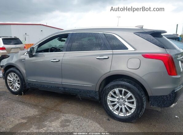 1GYKNARSXJZ200671 2018 CADILLAC XT5 Gray Vista interior de 360 grados