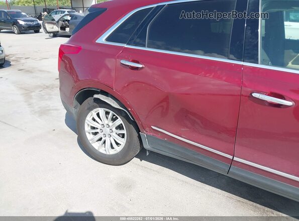 1GYKNARSXJZ205918 2018 CADILLAC XT5 Red Դիմացի տեսք