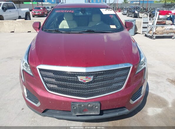 1GYKNARSXJZ205918 2018 CADILLAC XT5 Red Սարքավորումների վահանակի տեսք