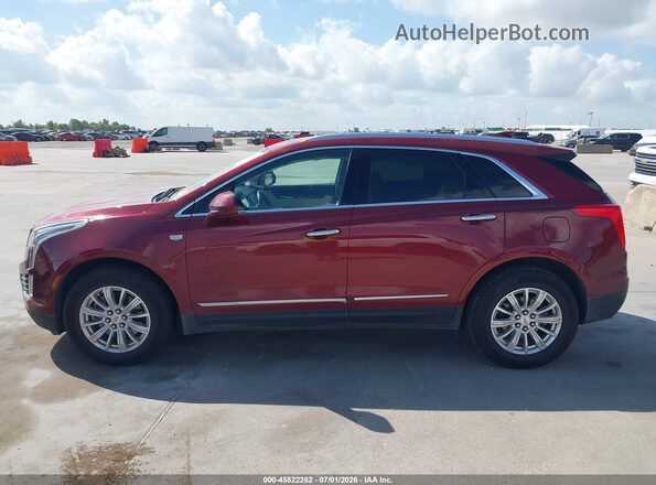 1GYKNARSXJZ205918 2018 CADILLAC XT5 Red Սալոնի 360 աստիճան տեսք