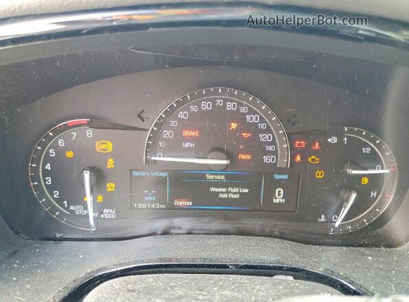 1GYKNARSXKZ113077 2019 CADILLAC XT5 Silver Vista del cuadro de instrumentos