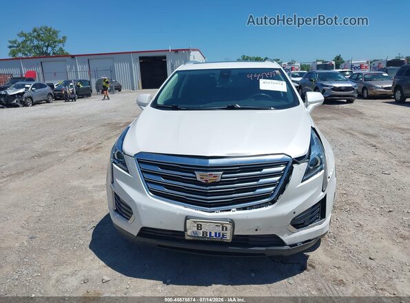 1GYKNBRS1HZ172808 2017 CADILLAC XT5 White Widok zestawu wskaźników