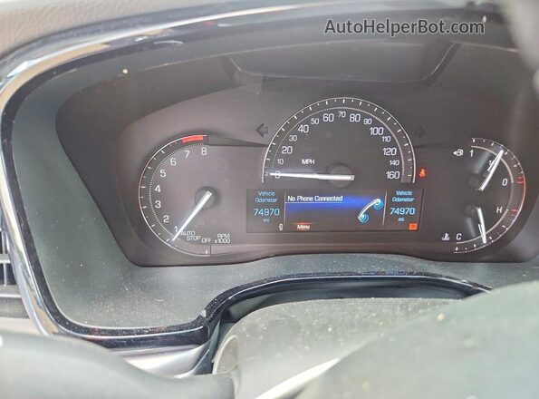 1GYKNBRS3HZ109869 2017 CADILLAC XT5 Белый Вид щитка приборов