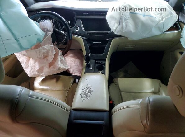 1GYKNBRS3HZ122881 2017 CADILLAC XT5 Beige Առջևի վահանակի տեսք