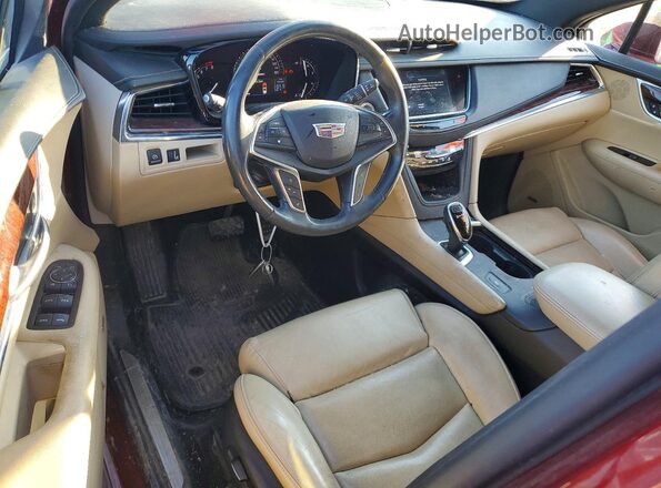 1GYKNBRS3HZ228957 2017 CADILLAC XT5 Maroon Widok deski rozdzielczej