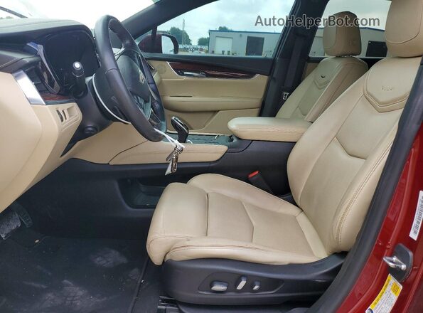 1GYKNBRS3HZ314852 2017 CADILLAC XT5 Maroon წინა სალონის ხედი