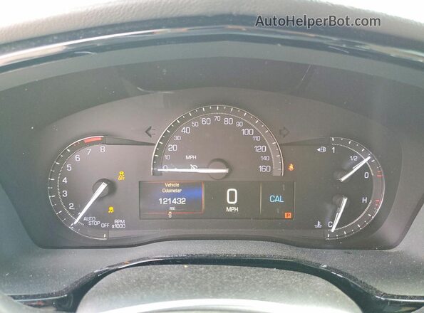 1GYKNBRS3HZ314852 2017 CADILLAC XT5 Maroon ხელსაწყოთა პანელის ხედი