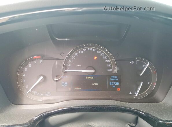 1GYKNBRS5HZ118296 2017 CADILLAC XT5 Черный Вид щитка приборов