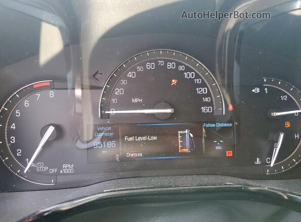 1GYKNBRS8HZ280102 2017 CADILLAC XT5 Gray Vista del cuadro de instrumentos