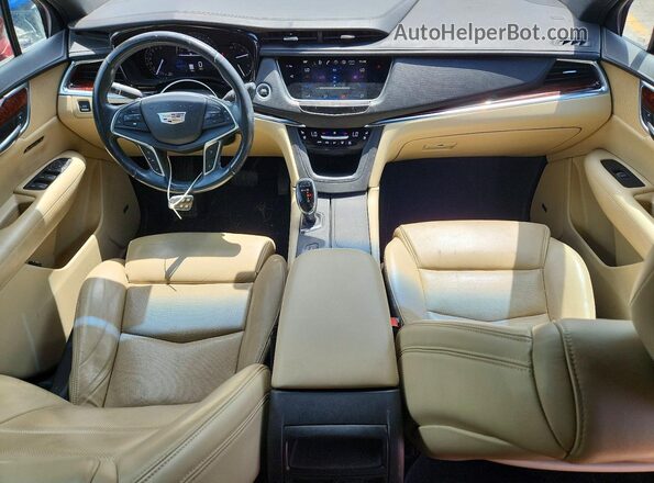 1GYKNCRS3HZ117749 2017 CADILLAC XT5 Red Առջևի վահանակի տեսք