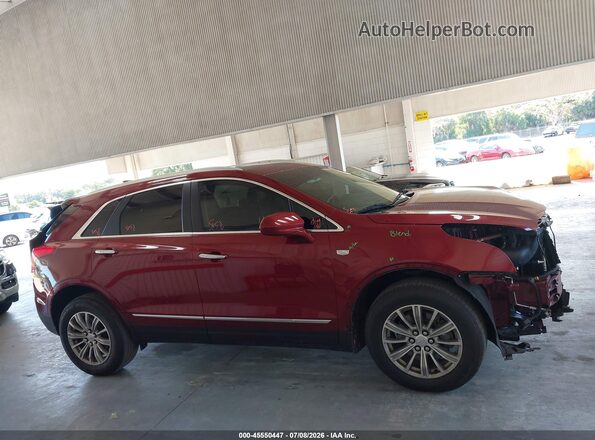 1GYKNCRS3JZ210700 2018 CADILLAC XT5 Burgundy სალონის 360-გრადუსიანი ხედი