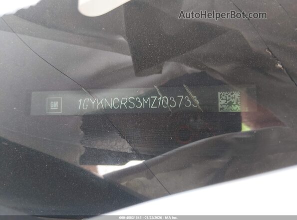 1GYKNCRS3MZ103733 2021 CADILLAC XT5 Белый Вид подкапотного пространства
