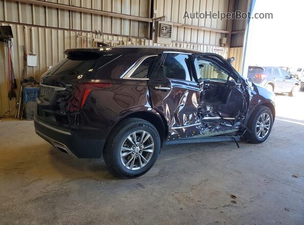 1GYKNCRS3MZ129247 2021 CADILLAC XT5 Burgundy Trasero derecho