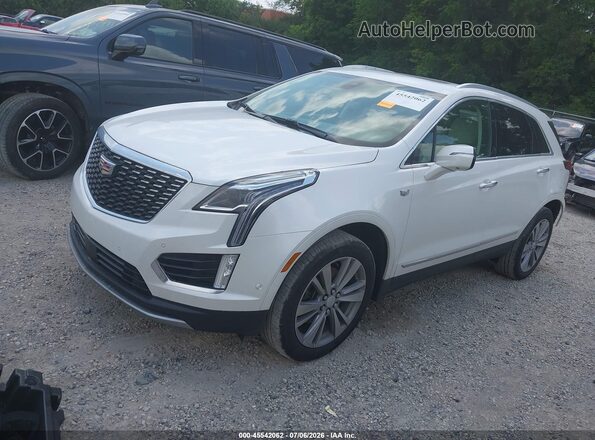 1GYKNDR47PZ181931 2023 CADILLAC XT5 Белый Передняя левая четверть