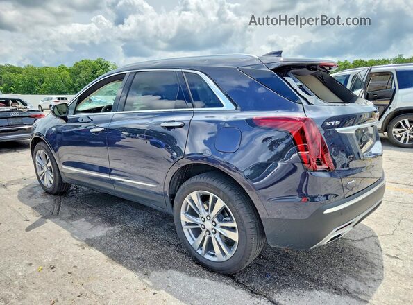 1GYKNDR49SZ148454 2025 CADILLAC XT5 Blue უკანა მარცხენა