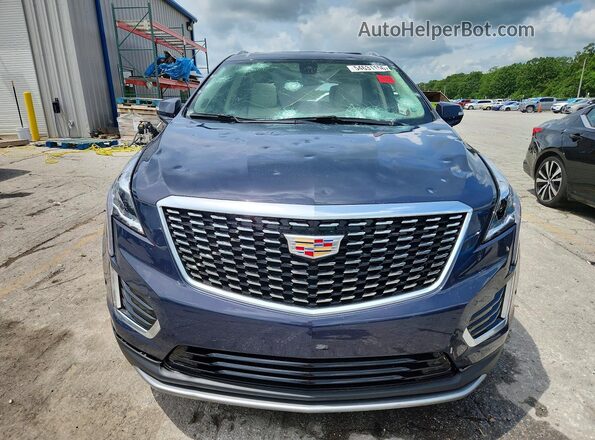1GYKNDR49SZ148454 2025 CADILLAC XT5 Blue წინა ხედი