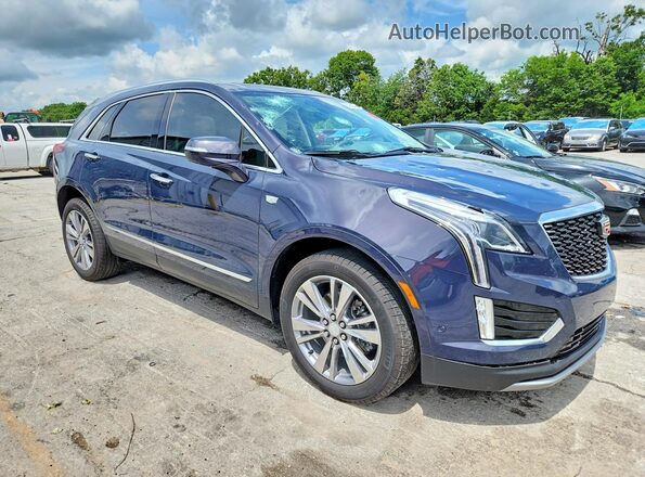 1GYKNDR49SZ148454 2025 CADILLAC XT5 Blue წინა მარჯვენა