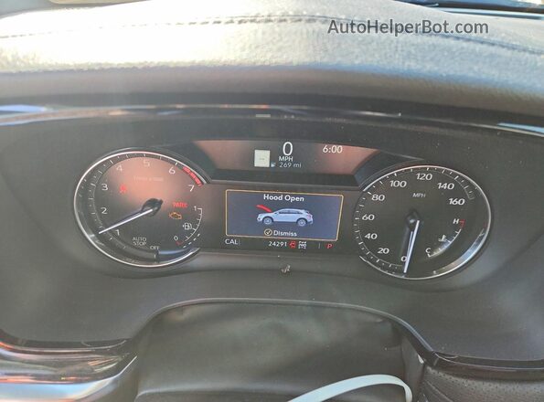 1GYKNDR4XMZ144688 2021 CADILLAC XT5 Silver Instrument cluster view