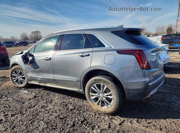 1GYKNDR4XMZ144688 2021 CADILLAC XT5 Silver Rear left