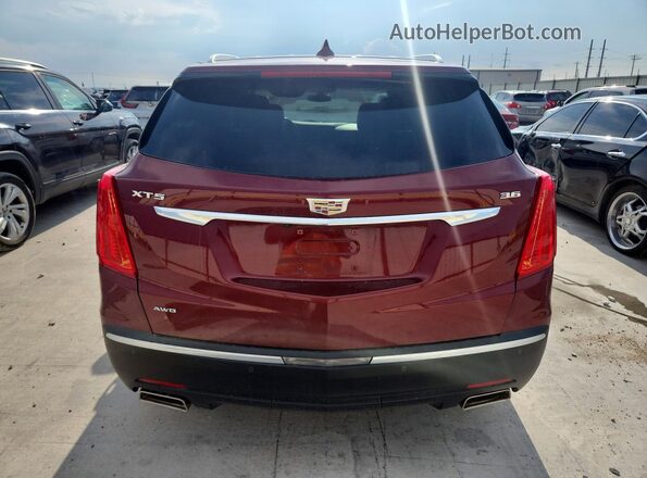 1GYKNDRS0HZ202876 2017 CADILLAC XT5 Красный Вид сзади