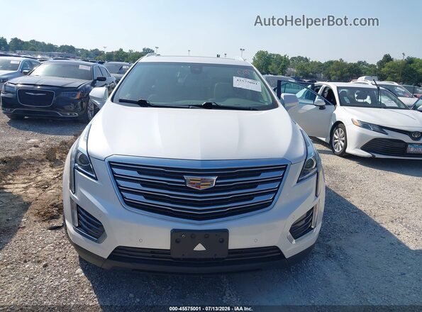 1GYKNDRS3KZ174322 2019 CADILLAC XT5 White Widok zestawu wskaźników