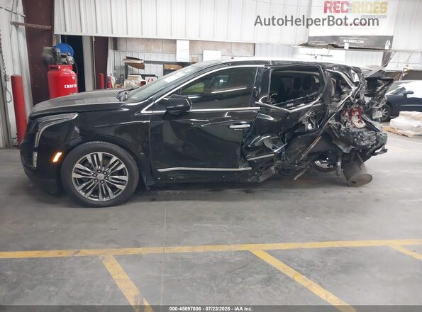 1GYKNERS7JZ222909 2018 CADILLAC XT5 Черный Вид задней части салона