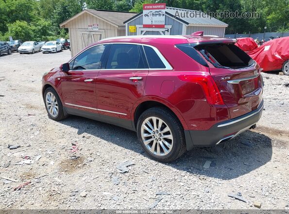 1GYKNFRS0HZ124661 2017 CADILLAC XT5 Red Trasero izquierdo