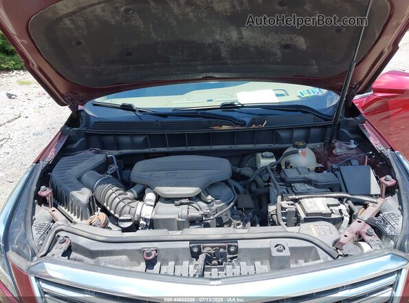 1GYKNFRS0HZ124661 2017 CADILLAC XT5 Red Vista trasera