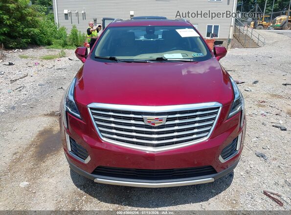 1GYKNFRS0HZ124661 2017 CADILLAC XT5 Red Vista interior trasera