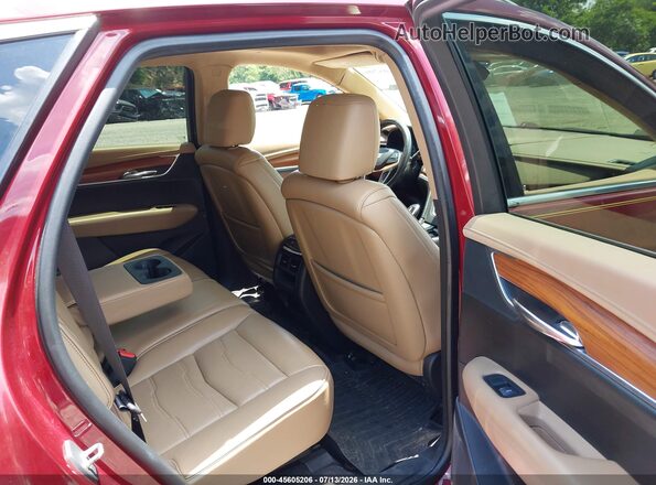 1GYKNFRS0HZ124661 2017 CADILLAC XT5 Red Vista de la etiqueta del VIN