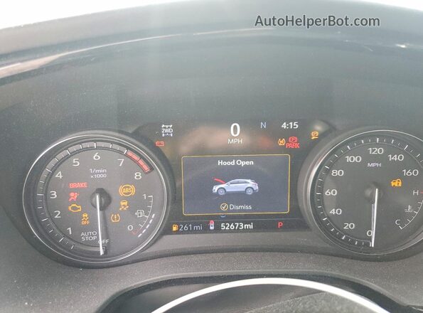 1GYKNFRS1MZ130608 2021 CADILLAC XT5 Черный Вид щитка приборов