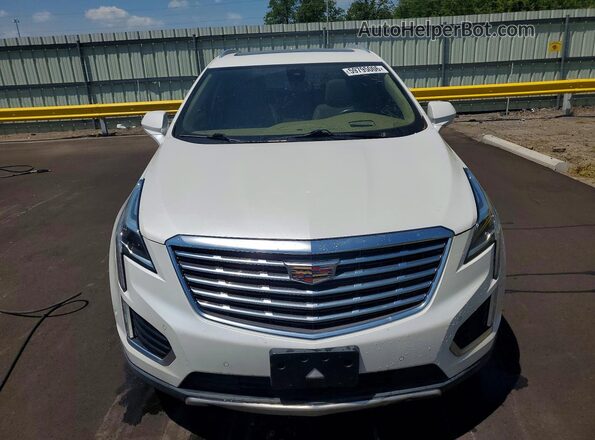 1GYKNFRS5HZ123473 2017 CADILLAC XT5 White Front view