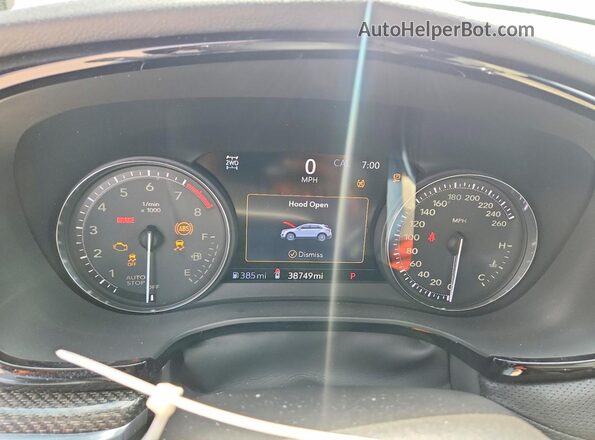 1GYKNGRSXMZ228395 2021 CADILLAC XT5 White ხელსაწყოთა პანელის ხედი