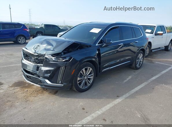 1GYKPCRS1MZ157171 2021 CADILLAC XT6 Green წინა მარცხენა ხედი სამი მეოთხედიდან