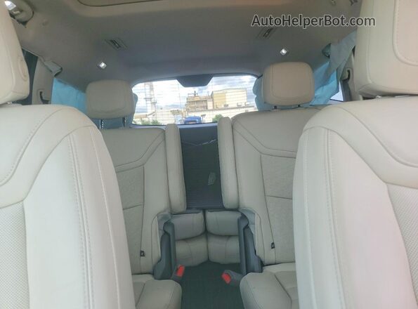 1GYKPCRS1MZ197024 2021 CADILLAC XT6 White Widok tylnych siedzeń