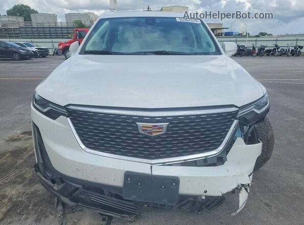 1GYKPCRS1MZ197024 2021 CADILLAC XT6 White Widok z przodu