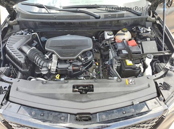 1GYKPCRS1RZ734739 2024 CADILLAC XT6 Black ძრავის განყოფილების ხედი