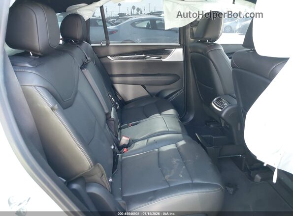 1GYKPCRS1SZ134650 2025 CADILLAC XT6 White Vista de la etiqueta del VIN
