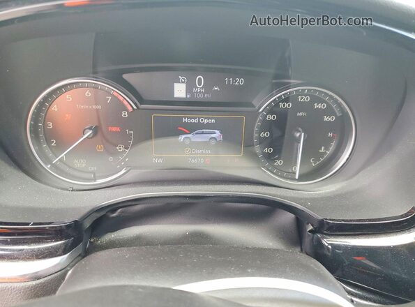 1GYKPCRS3PZ152459 2023 CADILLAC XT6 White Вид щитка приладів