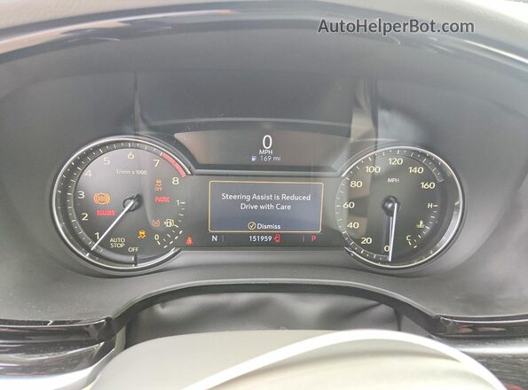 1GYKPCRS4LZ177316 2020 CADILLAC XT6 Белый Вид щитка приборов