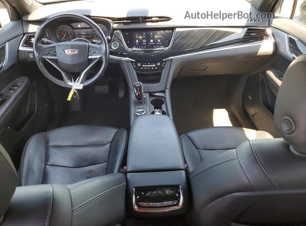 1GYKPCRS4PZ220185 2023 CADILLAC XT6 Black Widok deski rozdzielczej