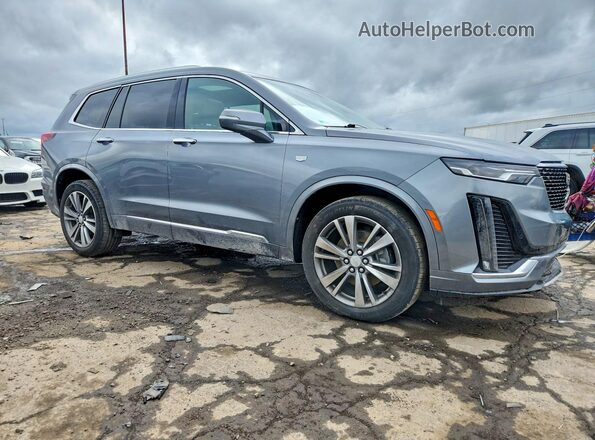 1GYKPCRS5LZ168334 2020 CADILLAC XT6 Серый Передняя правая четверть