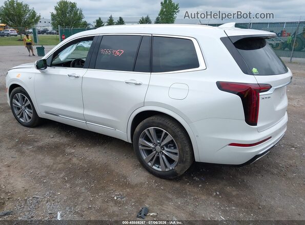 1GYKPCRS6SZ129184 2025 CADILLAC XT6 White Հետևի ձախ