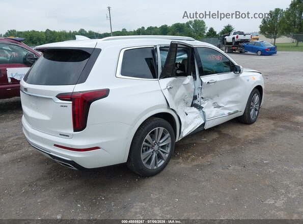 1GYKPCRS6SZ129184 2025 CADILLAC XT6 White Հետևի աջ