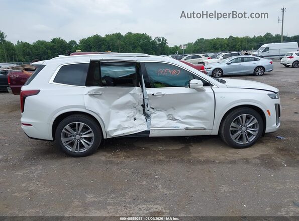 1GYKPCRS6SZ129184 2025 CADILLAC XT6 White Սալոնի հետևի տեսք