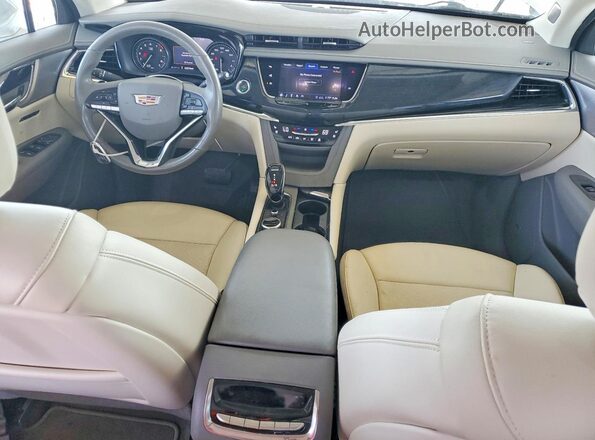 1GYKPCRS7LZ141829 2020 CADILLAC XT6 White Вид панелі приладів